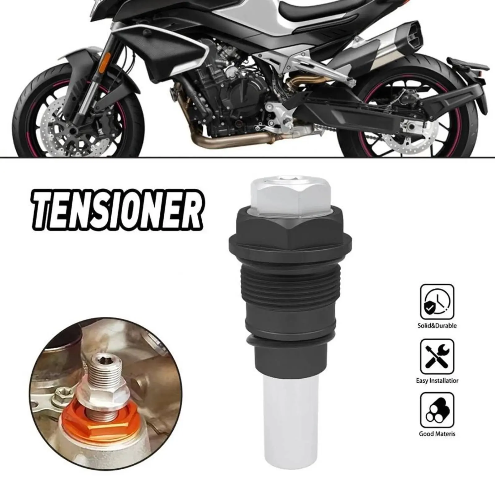 

Timing Chain Tensioner CNC Machined Timing Chain Tensioner Adjuster Motorcycle Part Anodized Finish Easy Installation