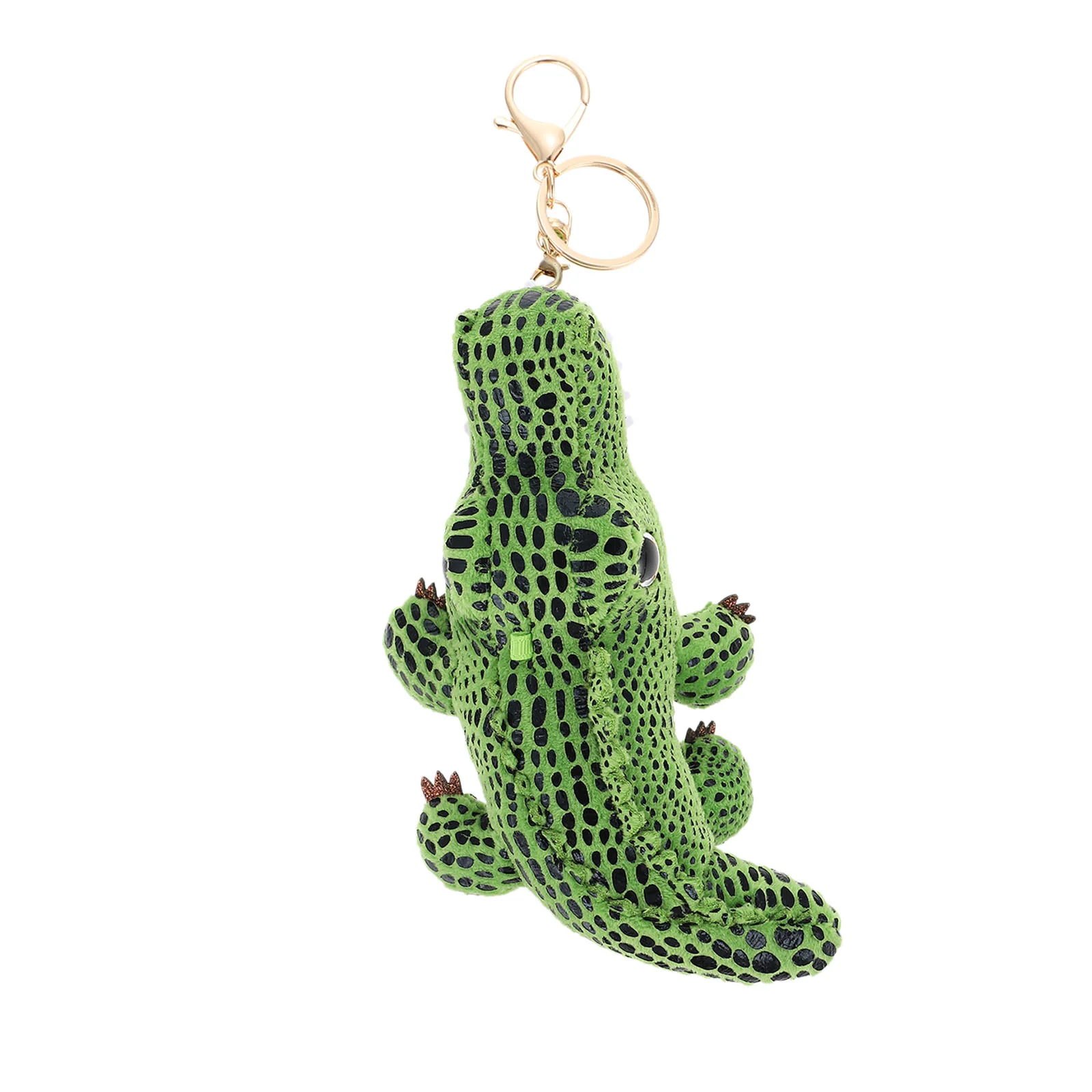 

E Fish Toy Plush Alligator Keyring Keychain Pendant Adorable Decor Cartoon Hanging Ornament Bag