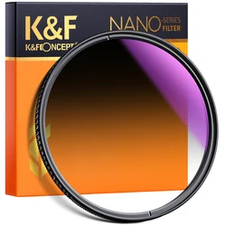 K&F Concept Nano-X GND16 Lens Filter HD Optical Glass Soft Gradient with Coating 49mm 52mm 55mm 58mm 62mm 67mm 72mm 77mm 82mm