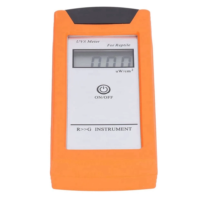 Reptile UV Index Meter, 0‑1999 Μw/Cm² UV Strength Tester 3.5-Bit LCD UVA Solar Lamp For Crawler Lamp UVA Daily Detection