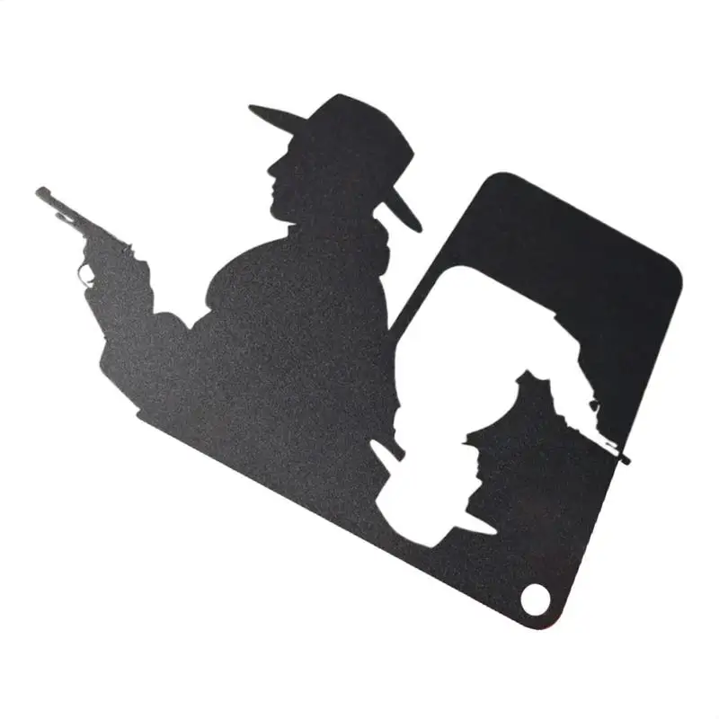 Segnalibro in acrilico a forma di detective Decorazioni per scaffali artigianali in acrilico Segnapagina di libri versatili Segnalibri in acrilico per tavolo