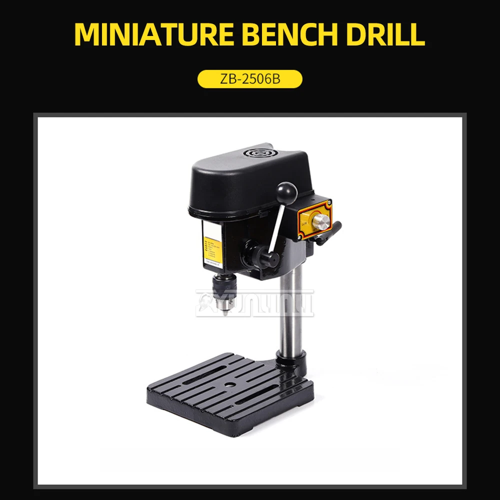 Electric Bench Drill DC Motor 6-10mm Drilling Machine for Woodworking Metal Plastic Glass Ceramic Grinding Machine 110V/220V