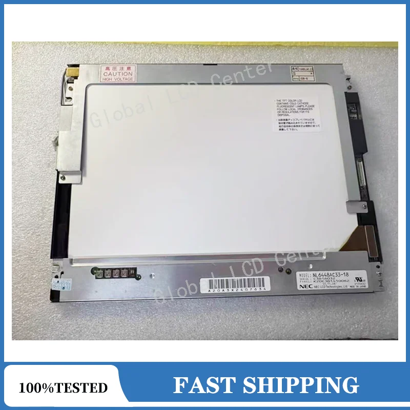 

Original 10.4 inch NL6448AC33-18 NL6448AC33-24 NL6448AC33-29 104BLM-17 LCD Display Screen Panel 100% Test good quality