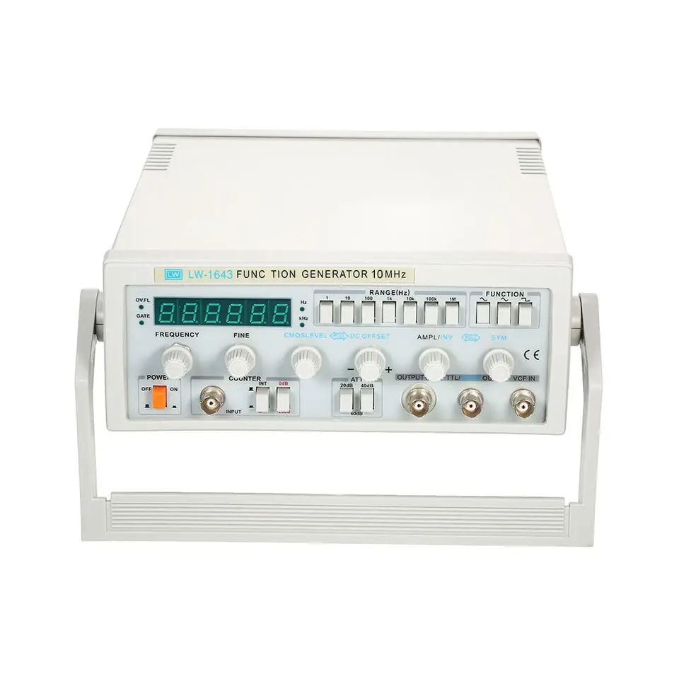 Factory Sales Multi-function LW-1643 Wave Digital Function Signal Generator 0.1Hz-10MHz Frequency