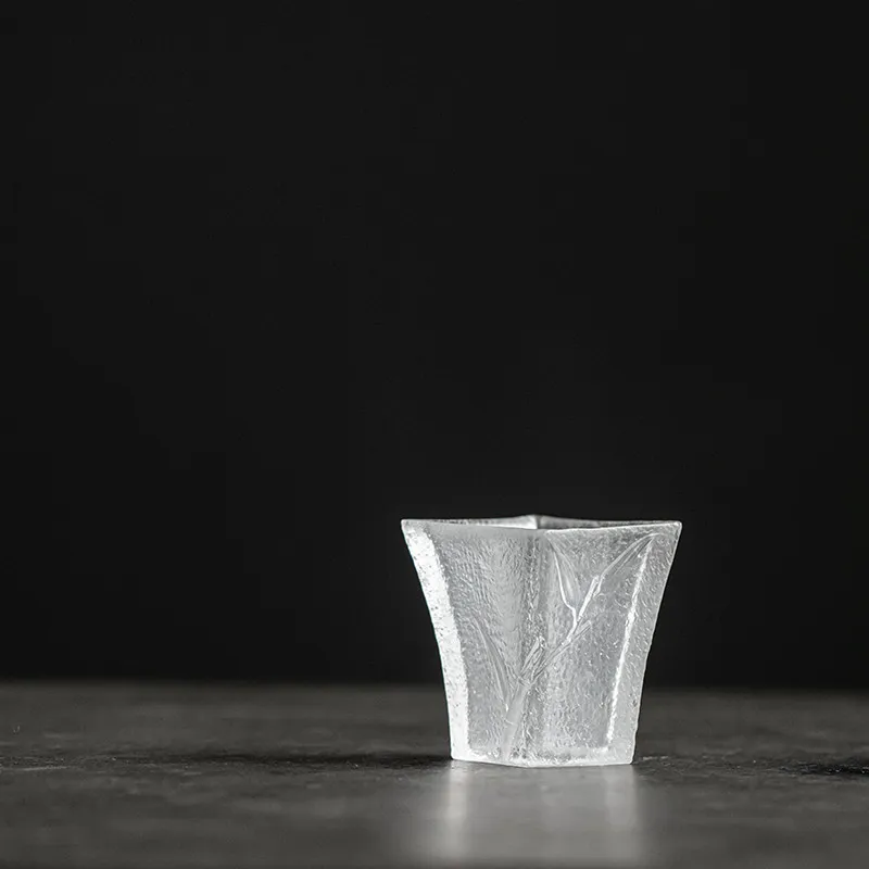CX Chinese-style frozen glass teacup personal special tea set high-end 2