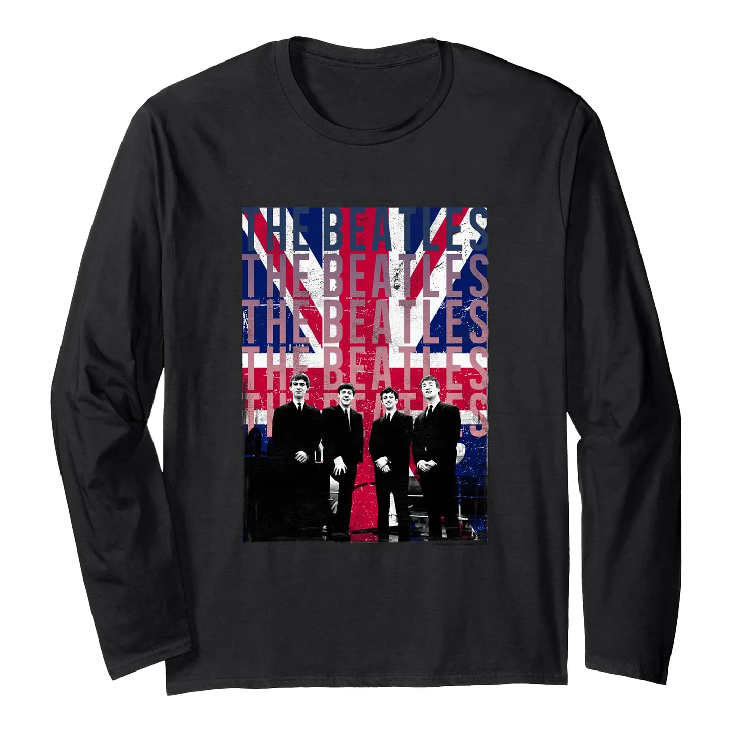 The Beatles Band Lässiger, locker sitzender Grafik-Sweatshirt mit Rundhalsausschnitt für Herren und Damen, Vintage Streetwear Pullover – Detail 6
