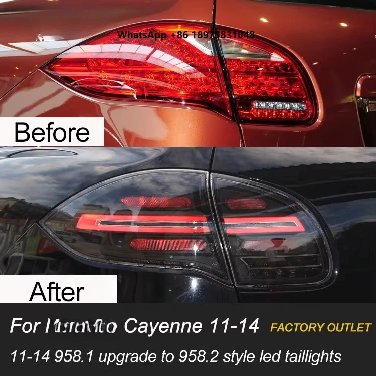 

[1979LL] Factory Direct 2011 2013 2014 958.1 Car Tail Lights Upgrade to 958.2 LED Taillight forporsche Cayenne 958
