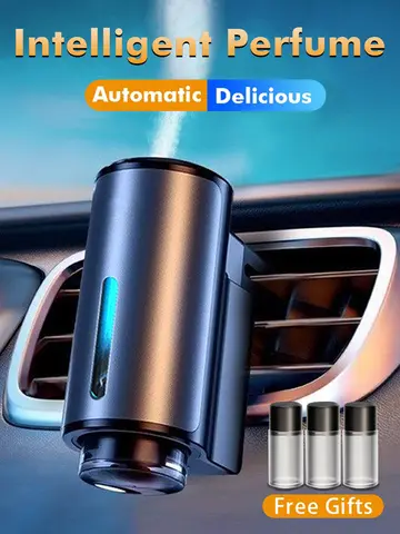 Smart Car Air Aromatherapy Diffuser Fragrance Car Air Fresheners With Three Adjustable Humidifier Essential Oil Diffuser