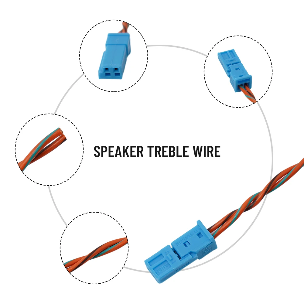 Car Speaker Treble Wire Lightweight Retrofit Speaker Tweeter Cable Anti-rust Dashboard High Quality Plastic 1pcs