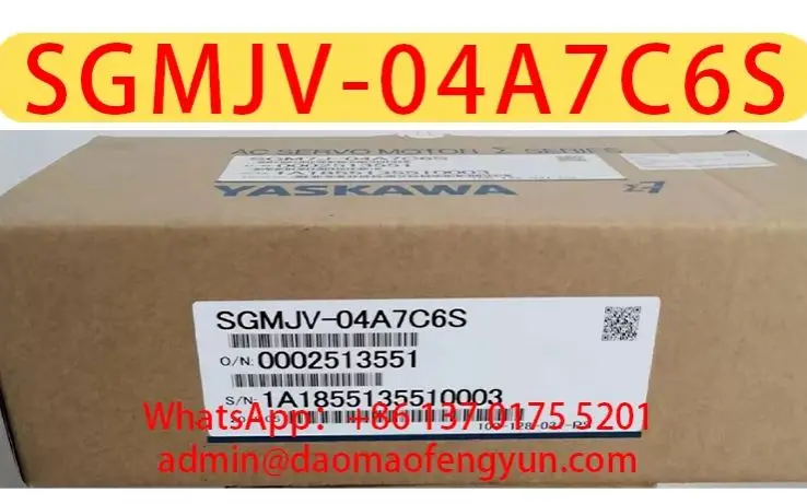 Original Genuine，SGMJV-04A7C6S Brand New Servo Motor，Fast shipping，SGMJV 04A7C6S