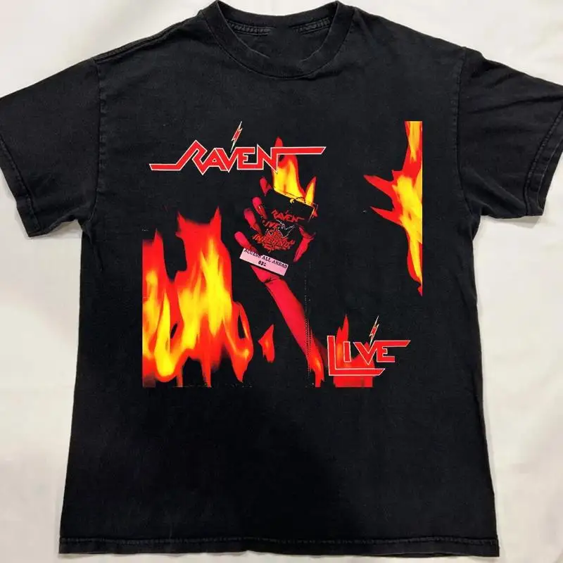 Retro RAVEN BAND  All Size 10D523T shirt