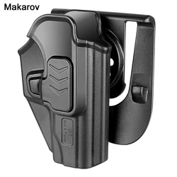 Holster Fit To Makarov PM,Outside Waistband Carry,Finger Release,Paddle Plastic Polymer Holder Case,1.5