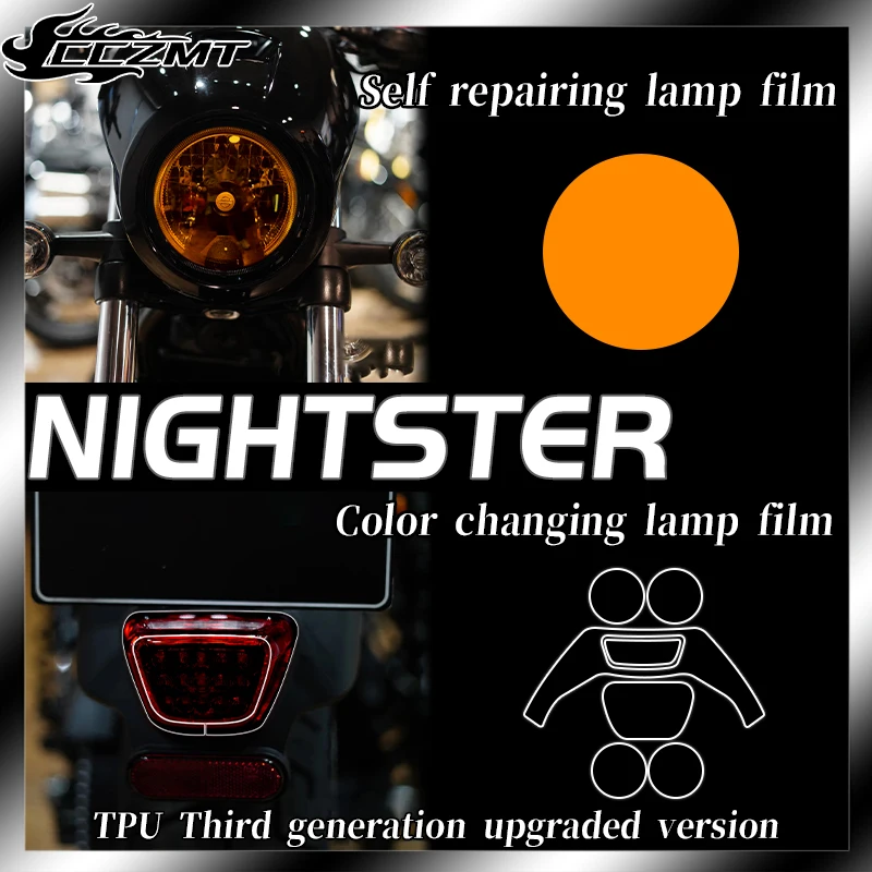 For Harley Davidson Nightster 975 Headlights Taillights Mirrors Film Instrument Film Modified Decal Accessories