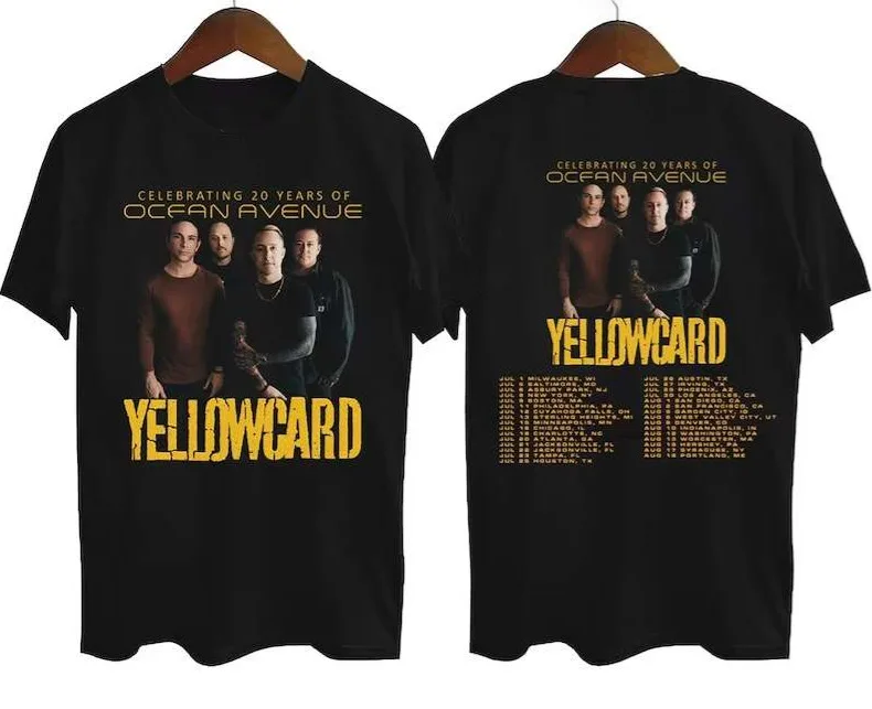 Yellowcard Celebrating 20 Years Of Ocean Avenue T-Shirt