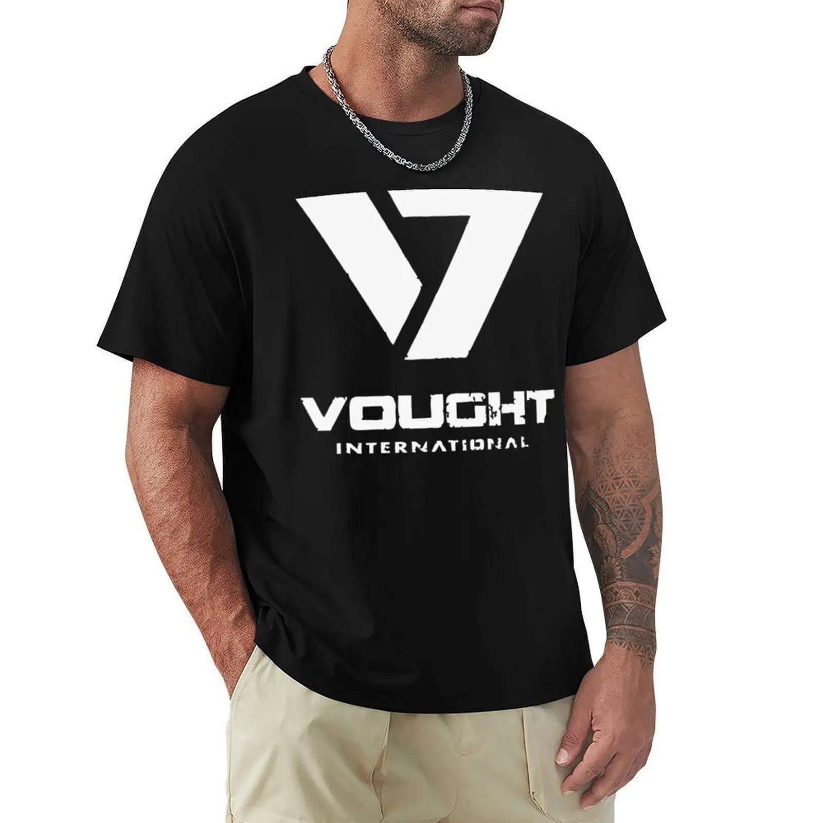 

BEST SELLER International Vought Logo Merchandise T-Shirt Luxury man luxury t-shirt shirts graphic men workout shirt