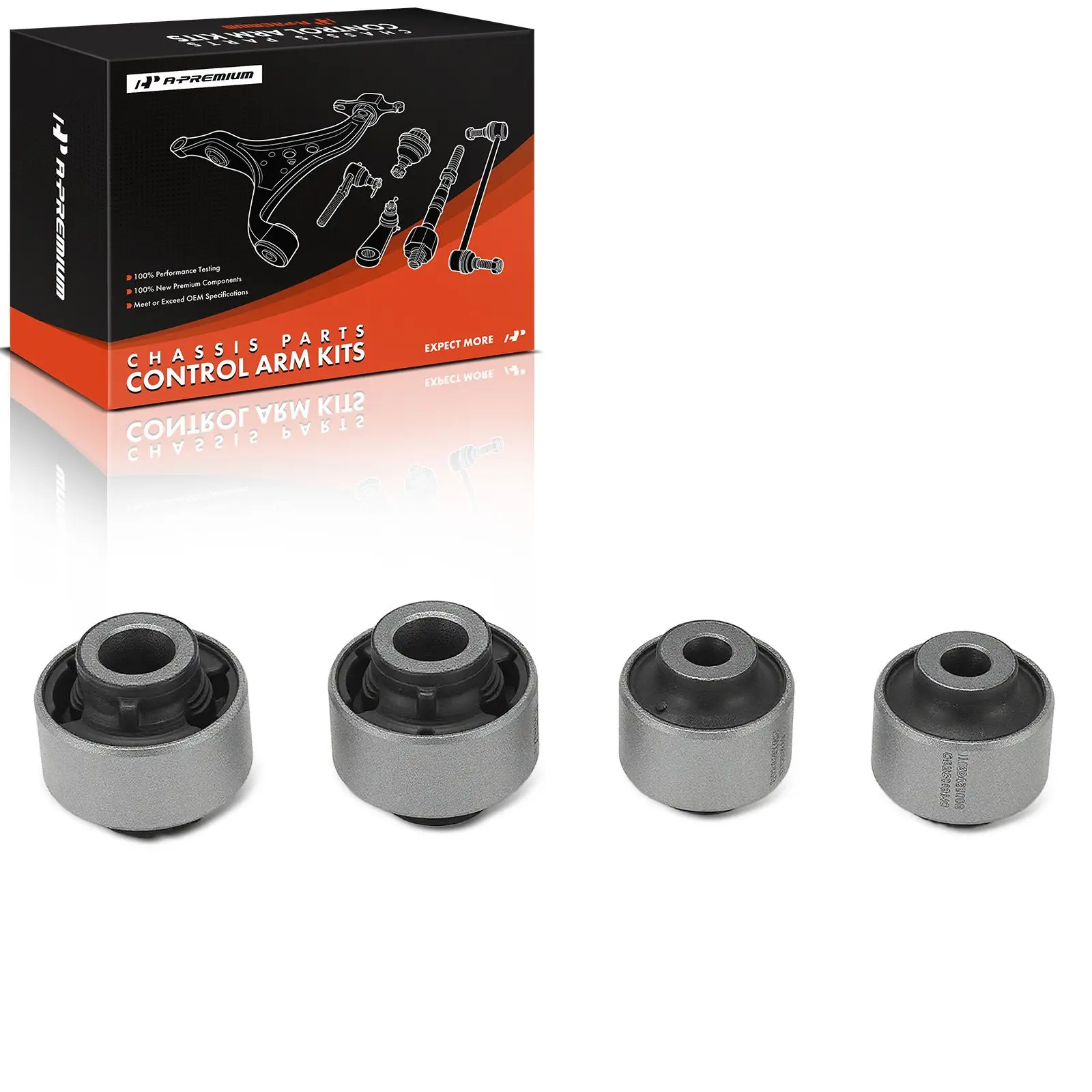 A-Premium 4x Front Lower Forward & Rearward Control Arm Bushing for Nissan Versa 2012-2019 Versa Note 2014-2019