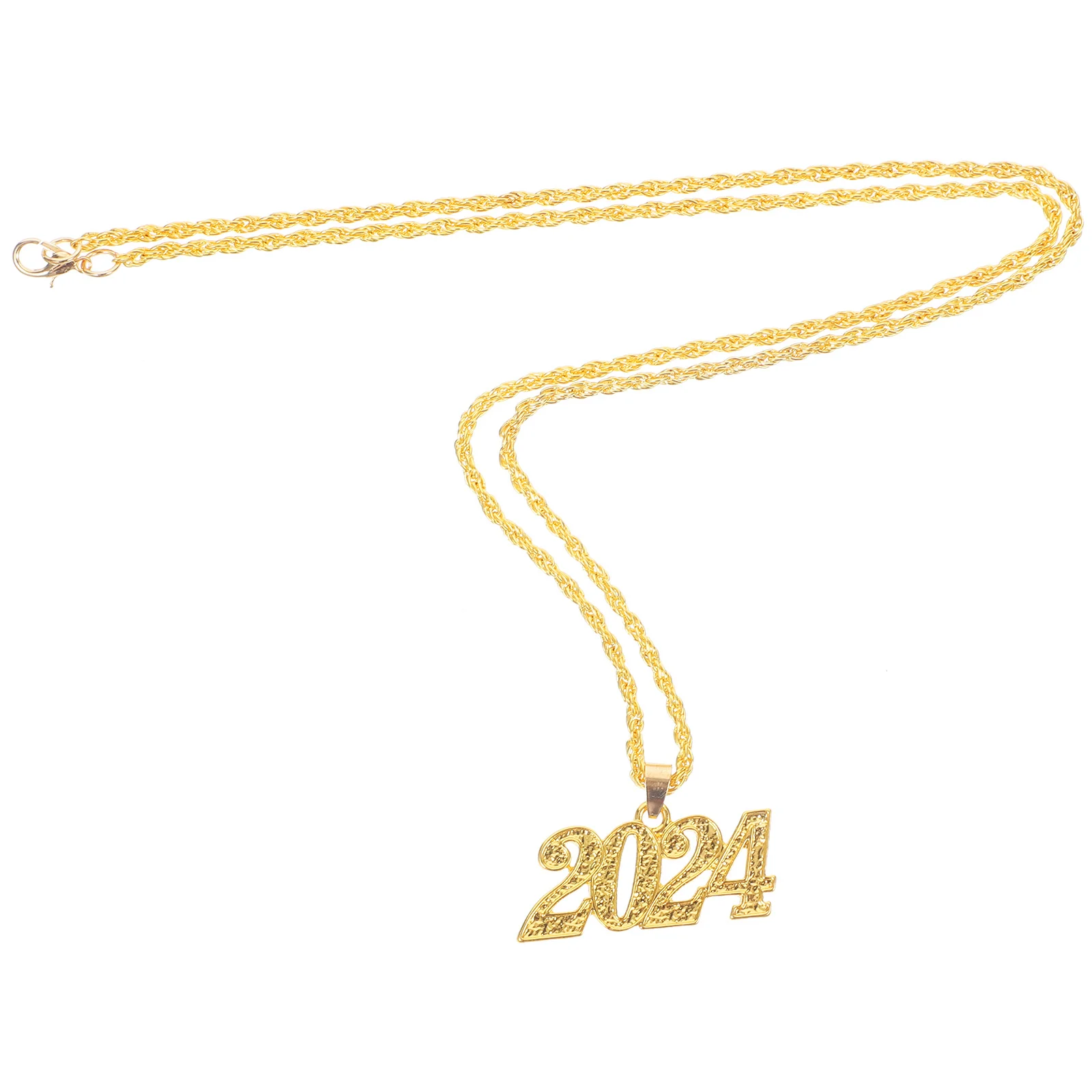 التخرج 2024 قلادة قلادة سبائك الزنك قابل للتعديل سلسلة تصميم فريد مجوهرات التخرج هدية غراد هدية 2024