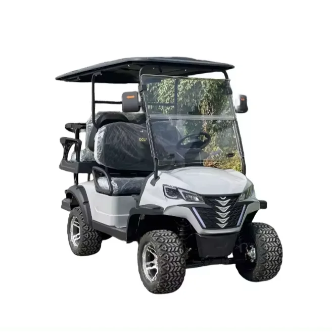 رائجة البيع 48 فولت 72 فولت بطارية ليثيوم سيارة عربات التي تجرها الدواب 4 6 مقاعد Carrito دي عربة جولف كهربائية #1