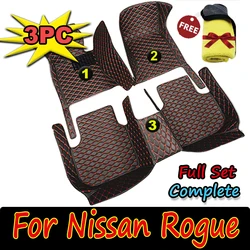 Car Floor Mats For Nissan Rogue X-Trail X Trail T32 2014~2020 Carpets Pad Carpets Leather Rugs Mat Set Car Accessories 2015 2016