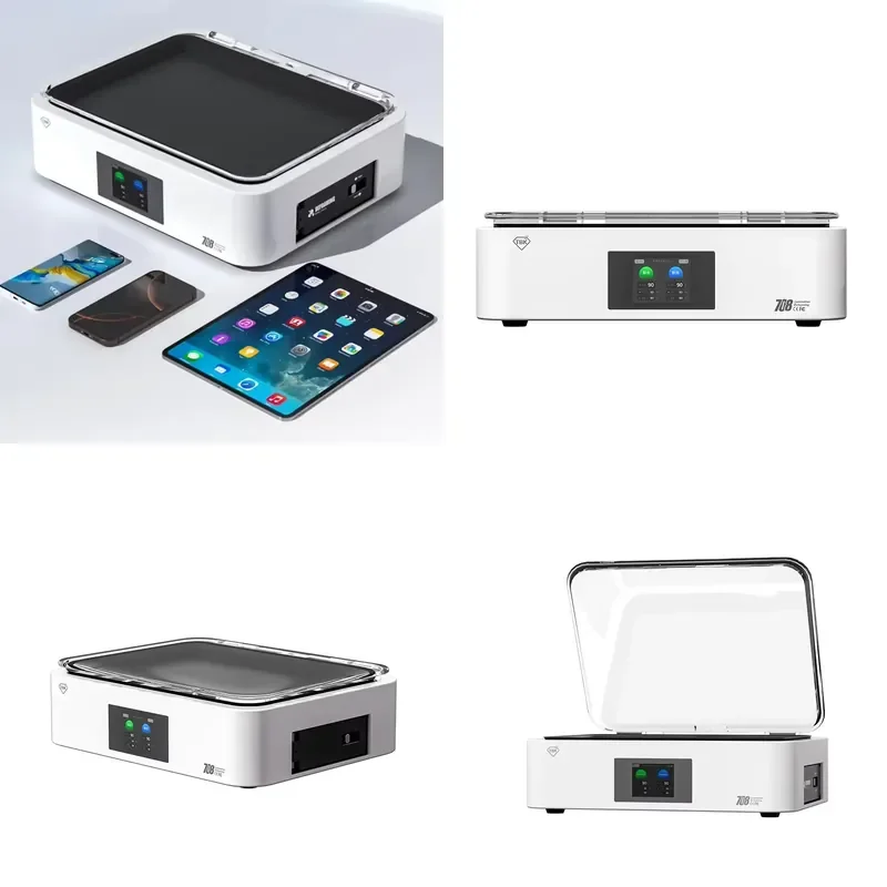 

TBK 708 Screen Laminating Machine for 7-inch Devices with Integrated Defoaming Chamber for Electronic Device Repair of Phones