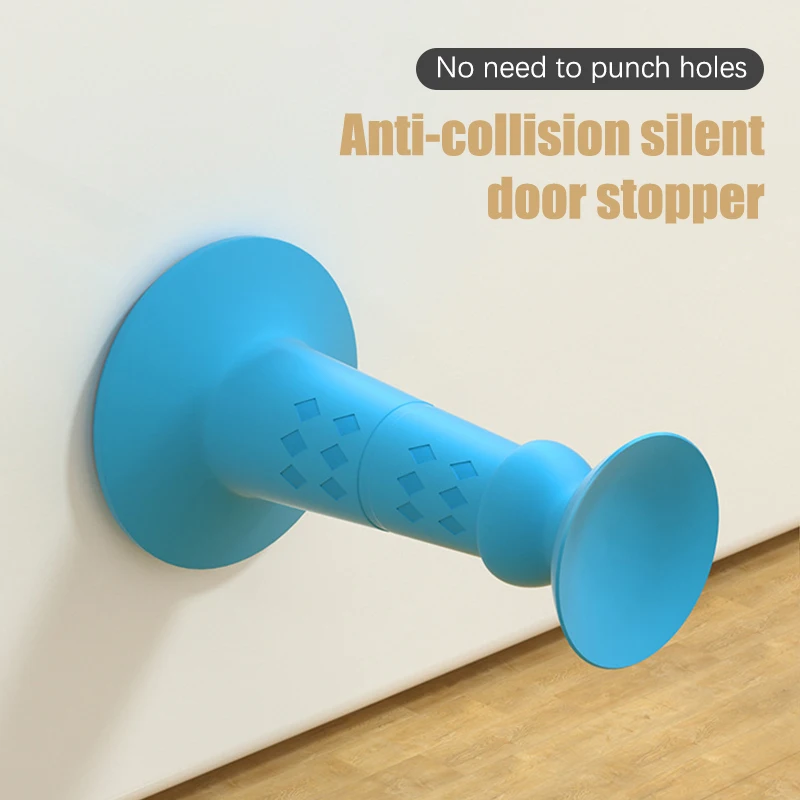 Anti-collision Silicone Mute Self-Adhesive Door Stopper Bumper Door Suction Door Rear Retainer Wall Protector Hidden Door Holder