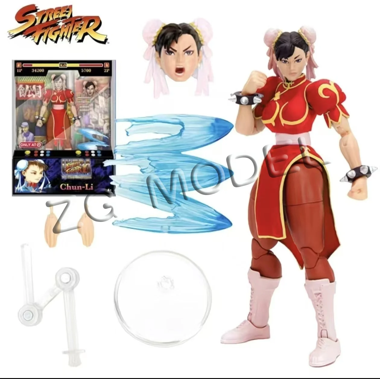 

Jada Toys 1/12 6inch Action Figure Street Fighter Chun-Li Anime Model
