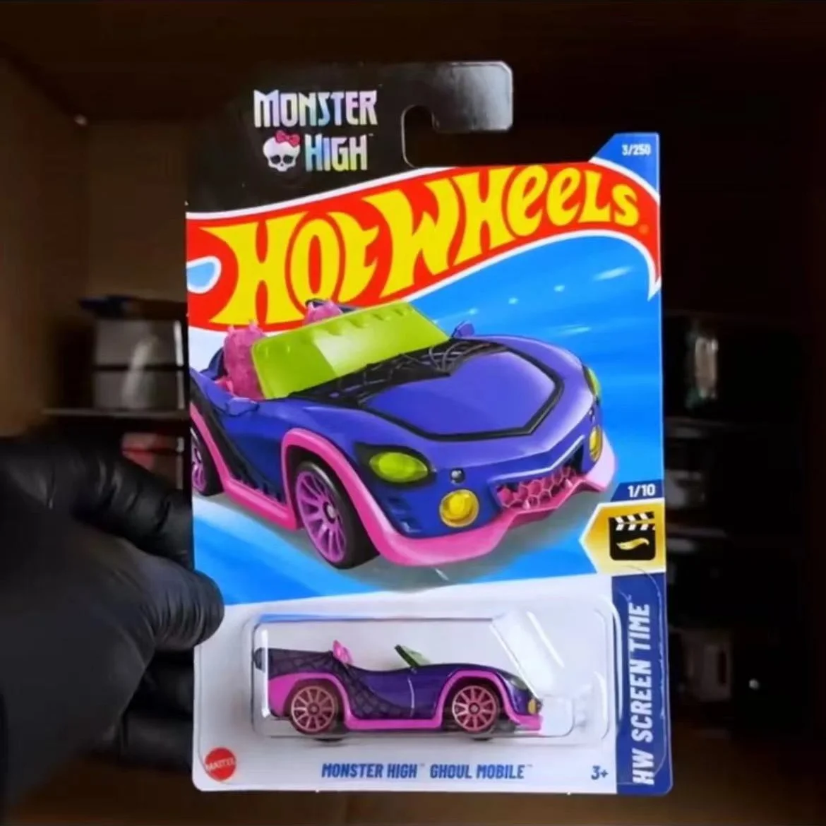 

2025-3 HOT WHEELS 1:64 Monster High Ghoul Mobile Collection литая под давлением модель автомобиля, украшение в подарок