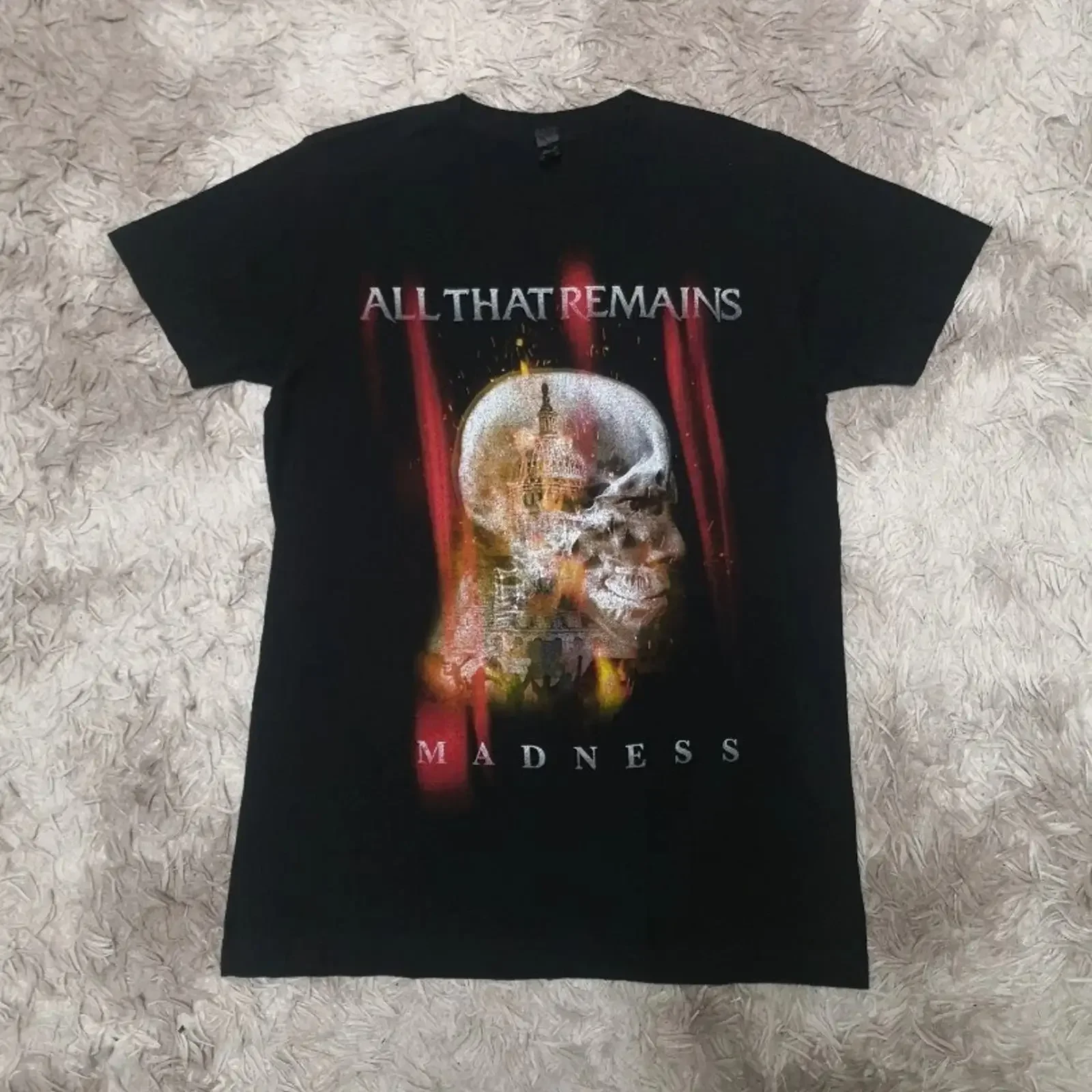 All That Remains T Shirt Cotton Black Men Size S to 5XL MO215 vintage Washed Stylish Comfortable Casual graphic Stretched
