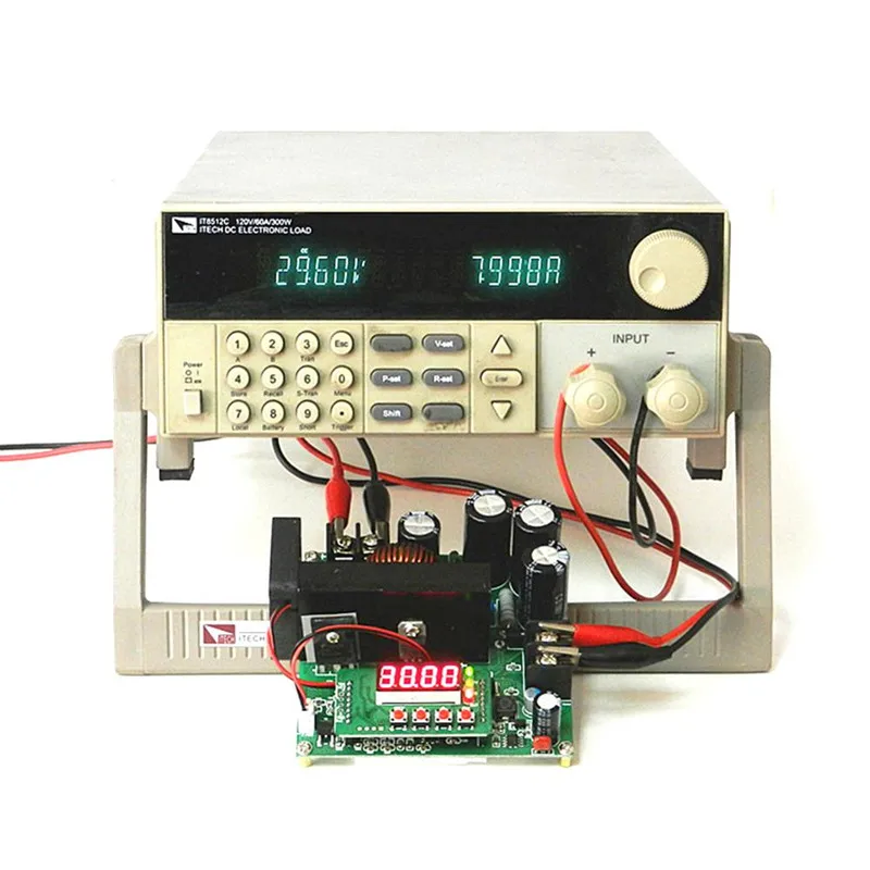 BST900W DC-DC Boost Converter LCD Display Step Up Power Supply Module 8-60V to 10-120V Voltage Transformer Module Regulator