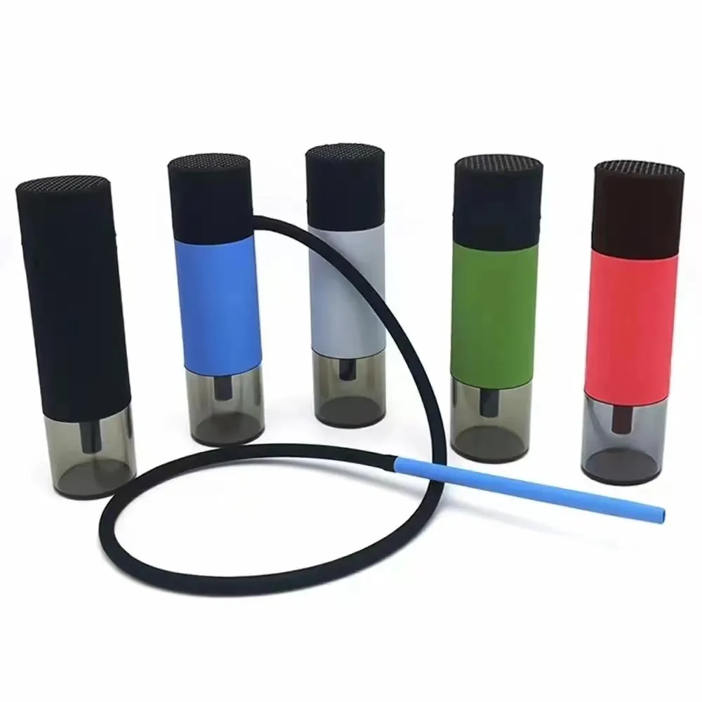 Acrylic & Silicone Hookah Portable Bottle Shisha Pipe for Outdoor Car Beach Picnic Chicha Cup Narguile Accessories