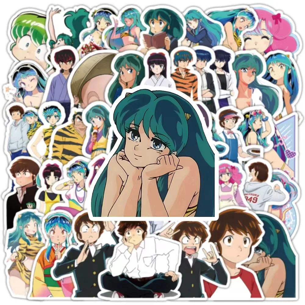 10/30/50pcs Cute Lum Urusei Yatsura Stickers Moroboshi Ataru Anime Sticker Motorcycle Phone Laptop Suitcase Waterproof Decals