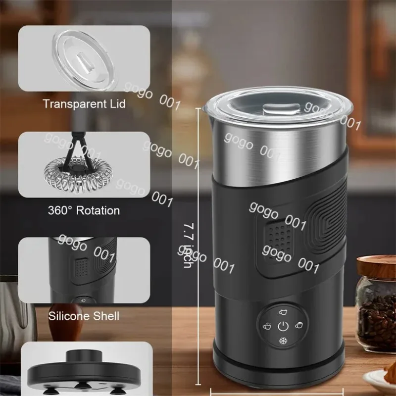 Fully Automatic Multi-functional Household Hot and Cold Milk Foam Whipping Double-effect Coffee Making, New Coffee Milk Foam