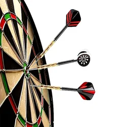 18PCS Steel Tip Darts, Professional Metal Darts, Dart Metal Tip Set, Dart Board Metal Darts, 14G Copper Plated Dart Needles