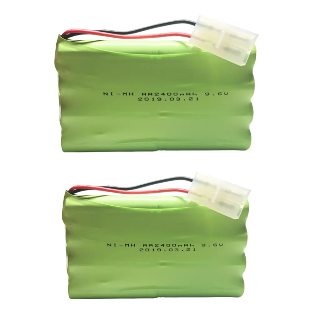 9.6V 2400mAh zdalne sterowanie zabawki bezpieczne baterie AA 9.6 v 2400 mah bateria Ni-MH grupa baterii Kep-2p wtyczka/złącza Tamiya