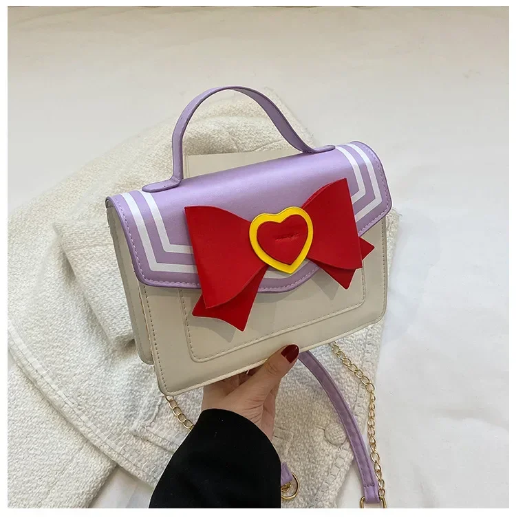 2023 Anime Sailor Moon torebka damska w kształcie kota damska torba na ramię PU skórzana torba torba damska Crossbody skórzany portfel