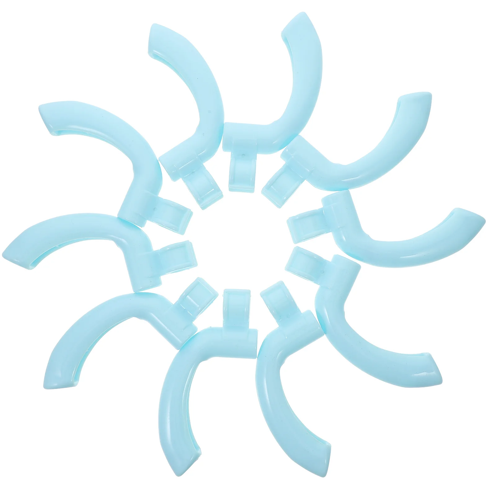 

10Pcs Dustpan Handle Grip Replacement Plastic Pole Handle Clip Easy Attach Broom Gripper for Household Commercial