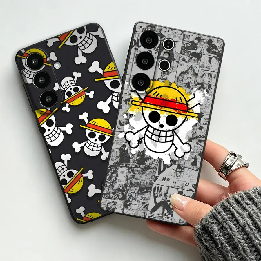 Funda Phone Cover Case for Samsung Galaxy S26 Ultra Note 20 8 9 10 S21 FE S24 S10 S9 S23 S25 Plus S20 Ultra One Piece Cool Logo