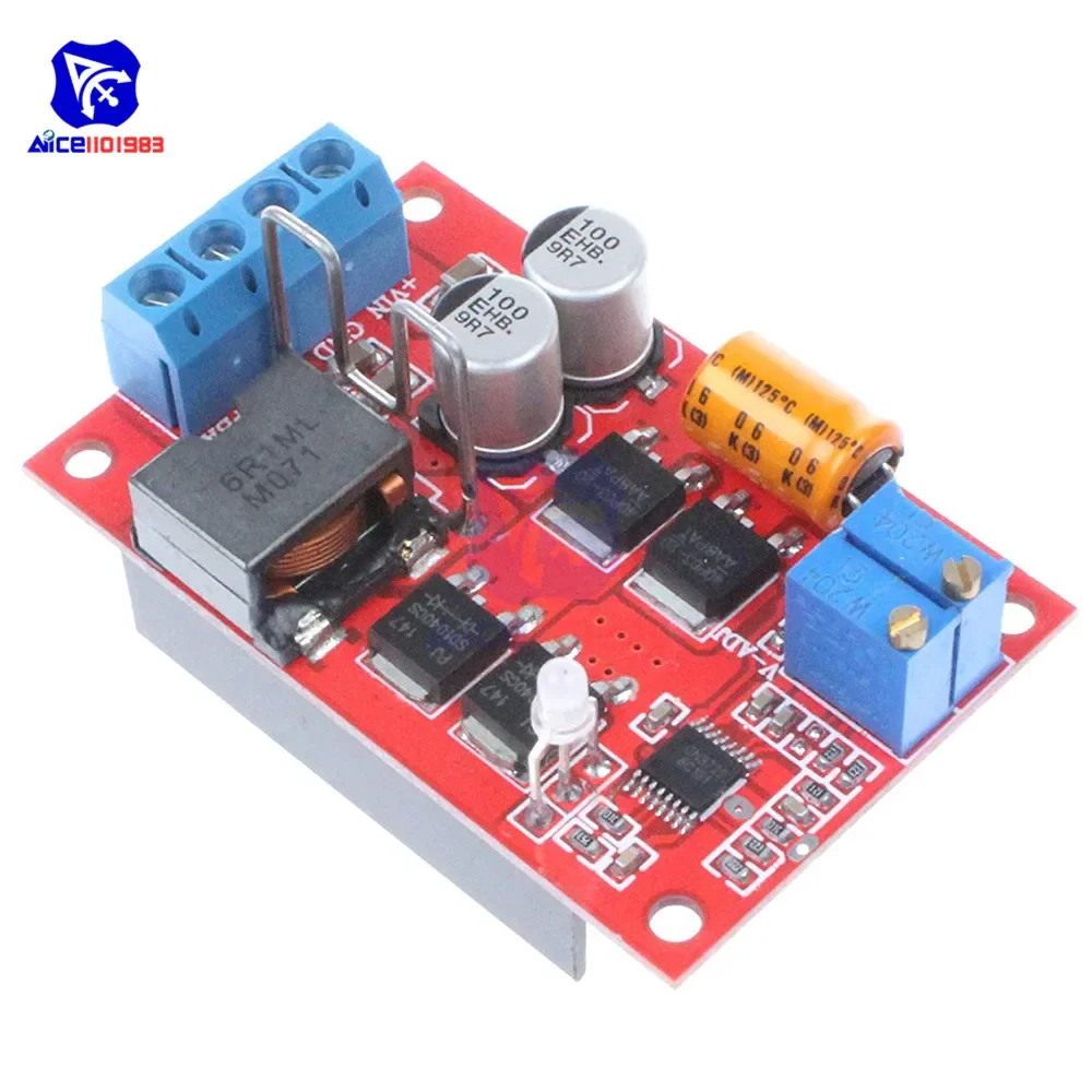 diymore MPPT 5A Solar Charger Board DC 9-28V 300KHz Reverse Connection Protection Anti Backflow Prevention Low Power Consumption