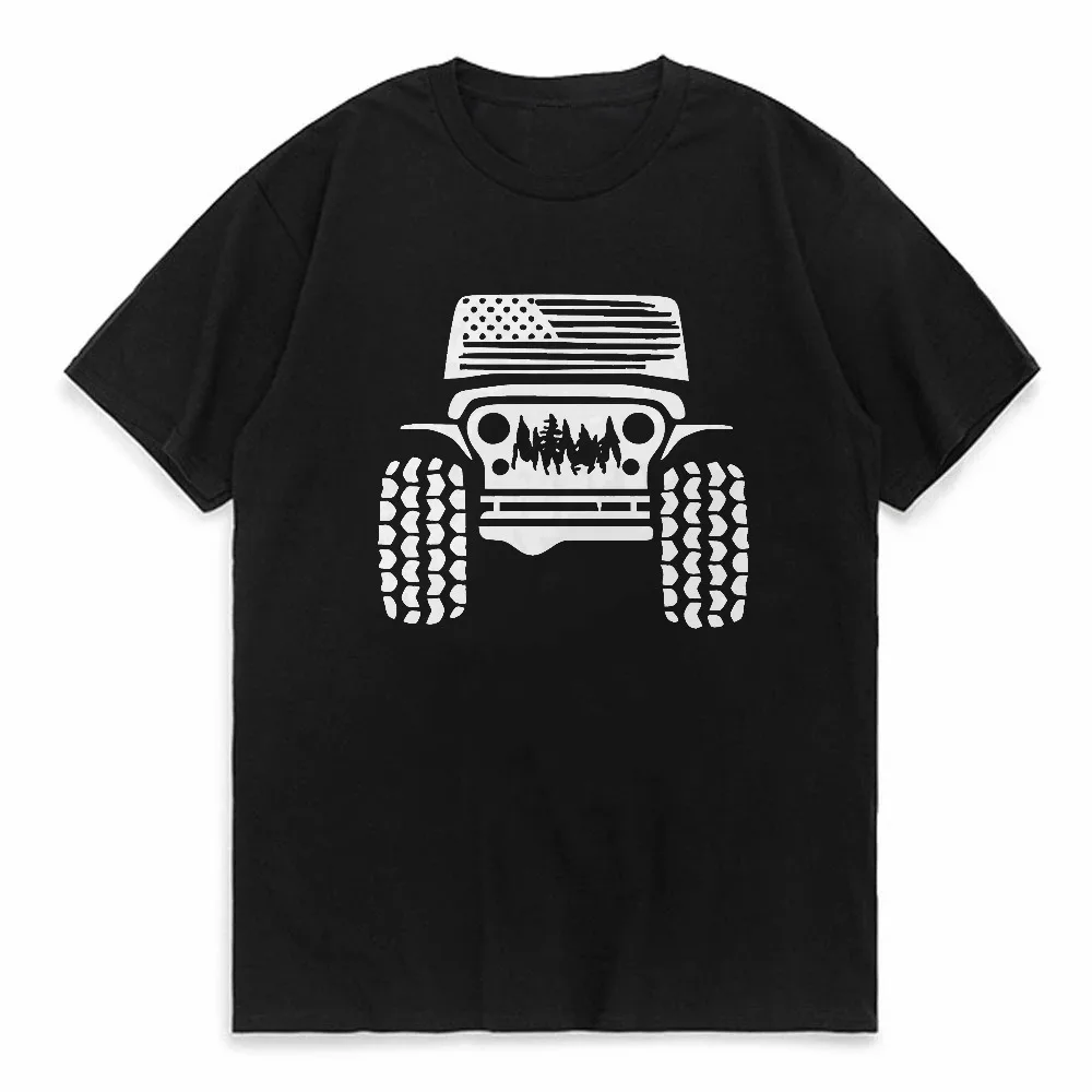 

Men'S Fashion Off-Road Vehicle t shirt Car Graphic Printing unisex tshirt Casual Outdoor Sports tee O Neck Short Sleeves Tshirts