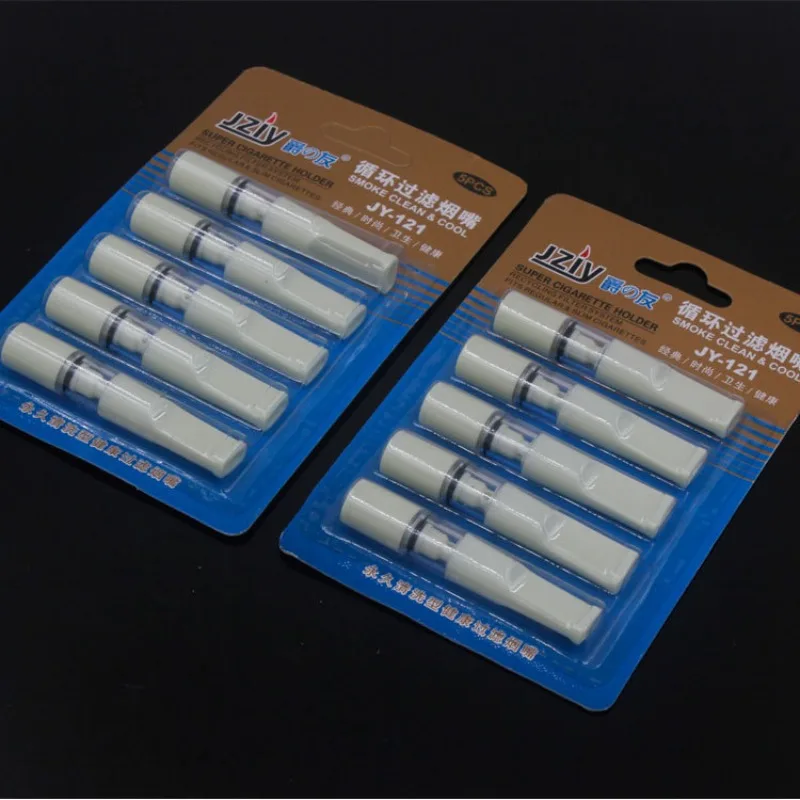 Recyclable Washable Cigarette Mouth Filter Microfilter Reducing Tar Tar Filtration Tobacco Filter For Thick Thin Cigarette Tool