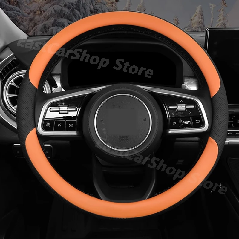 For Great Wall GWM Tank 400 2023 2024 Car Steering Wheel Cover Non-slip Grip Cover Interior Decoration Accessories