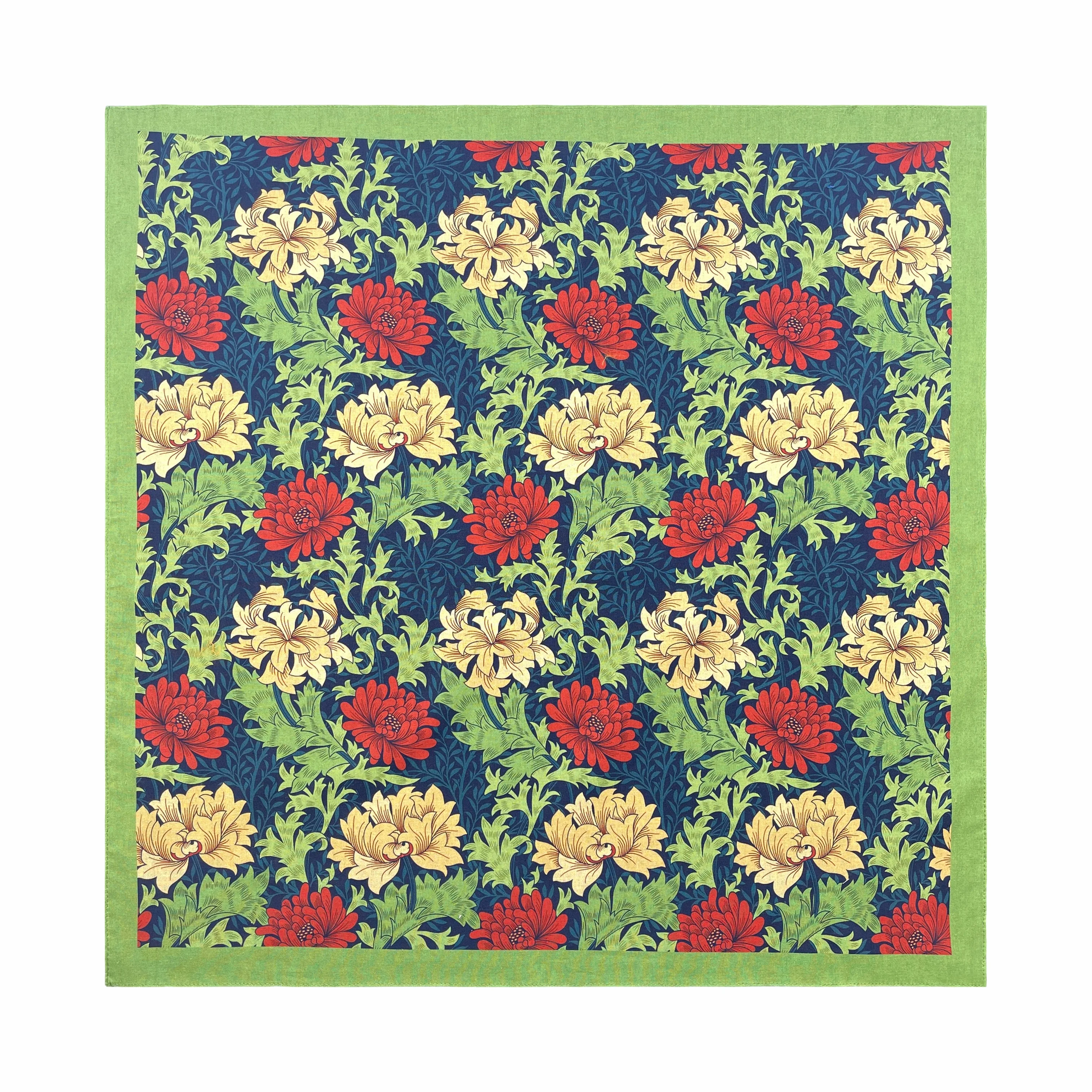 Modisches Neues Design Damen Schönes Blumenmuster Retro Hip-Hop 100% Baumwolle Bandana Quadratischer Schal Stirnband Paisley Geschenke für Frauen/Mädchen – Detail 5