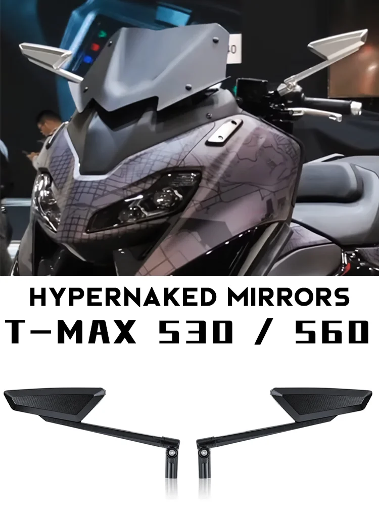 T-MAX 560 Tmax560 액세서리, 오토바이 하이퍼네이키드 미러, YAMAHA T-MAX 530 Tmax530, 조절식 측면 백미러 TMAX 560 