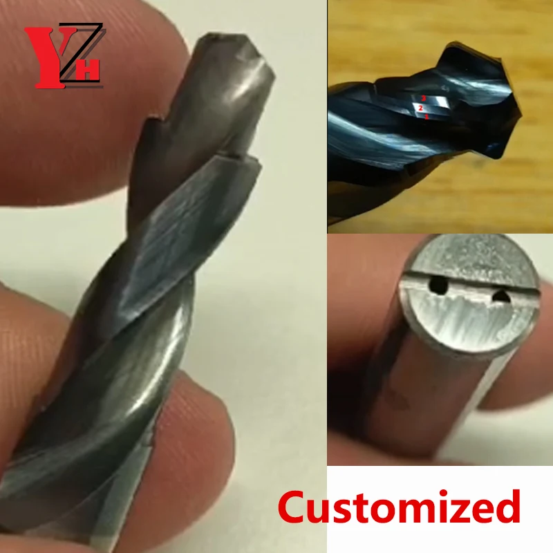 Customized Step Drill Internal cooling CNC Cutter End Mill