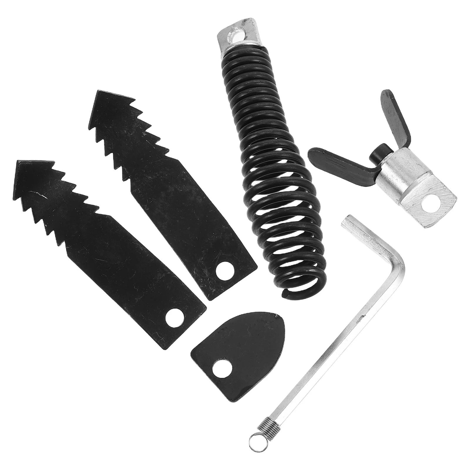 Conical Filter Drain Cleaner Knife Head Boxed Positioning Needle Double-sided Cable White