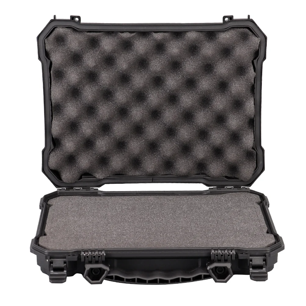

5L 12.6 Inch 32Cm Black Waterproof Dustproof Tool Box High Density Shockproof Sponge For Camera Digital Accessories Storage