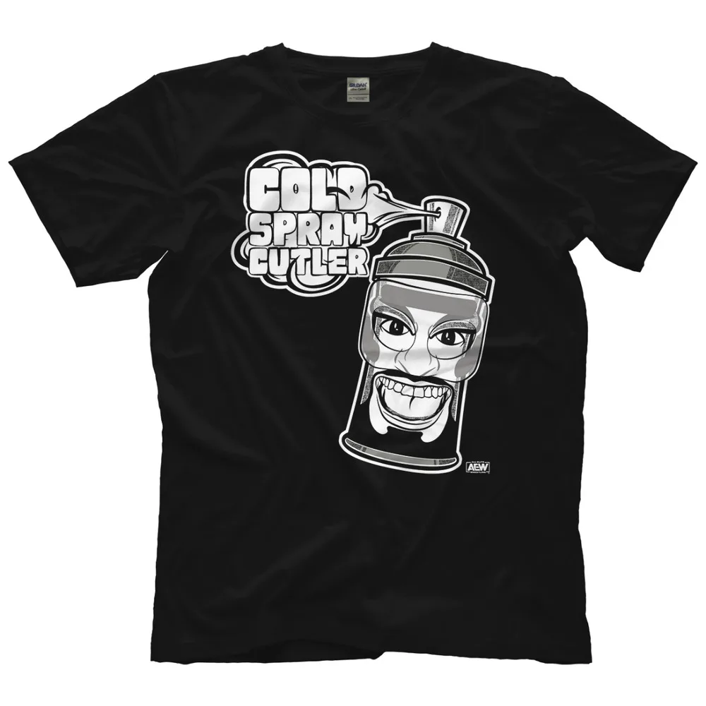 Brandon Cutler - Cold Spray Cutler AEW Official T-Shirt  High Quality 100%Cotton Short Sleeve