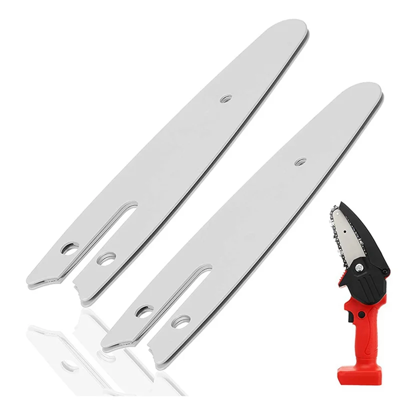 

ABPQ-4 Pieces 4 Inch Mini Chainsaw Guide Plate Replacement Guide Bar For 4 Inch Electric Chainsaw Parts Accessories