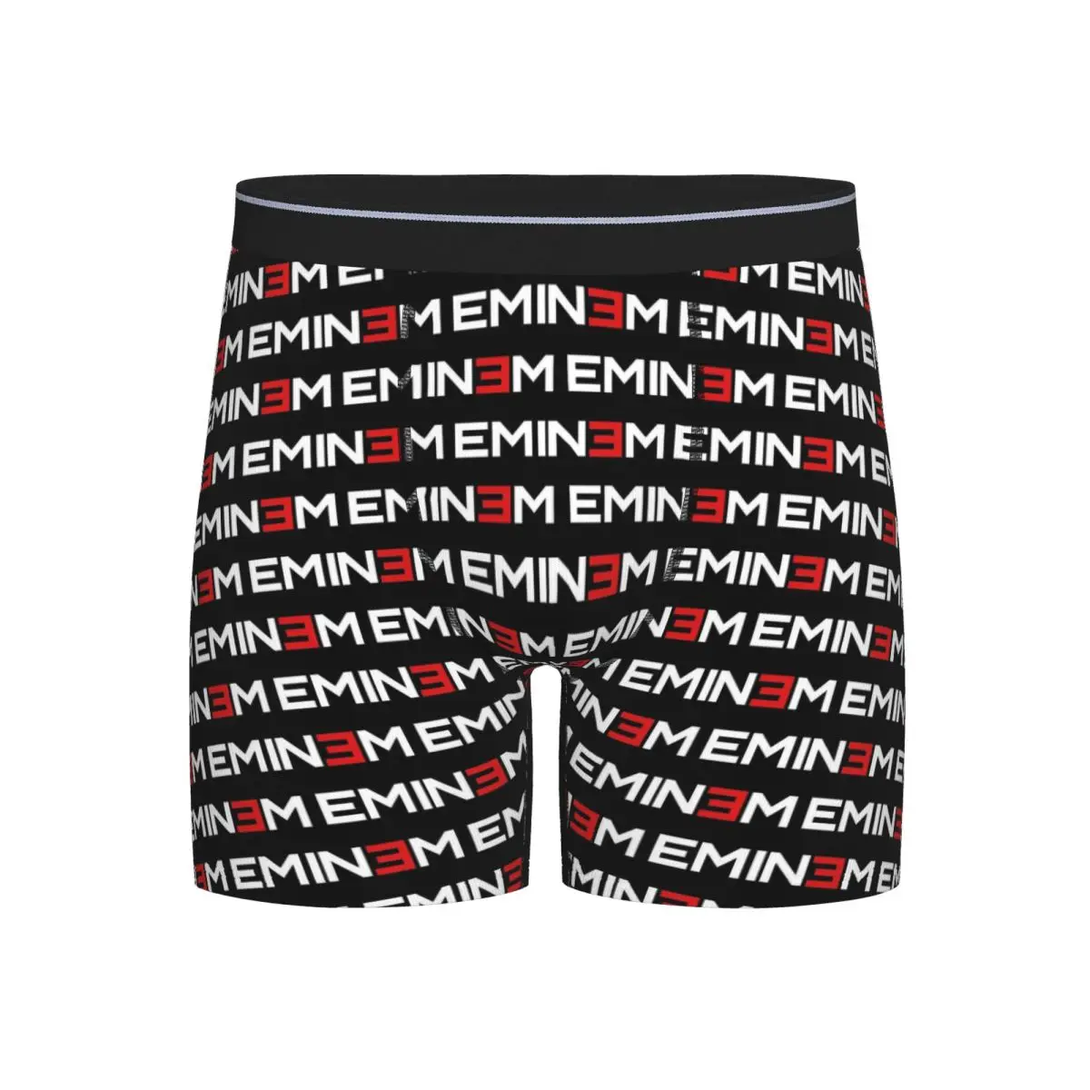 

Long Boxer Underpants Shorts Eminem Rapper (9) Panties Men Comfortable Underwear for Homme Man Boyfriend Gifts