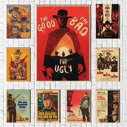 The Good the Bad and the Ugly Movie Art Canvas Poster Perfect for Living Room Decor Enhance Your Home with Wall Picture